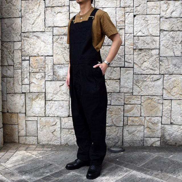 【2020 SS】NEAT(ニート)/ HOPSACK ''OVERALL'' -BLACK- #20-01HSO-BK(2)