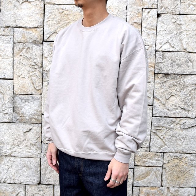 【2020 SS】AURALEE(オーラリー)/ SUPER SOFT SWEAT BIG P/O -GRAY- #A20SP02GU(2)