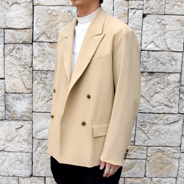 【2020 SS】YOKE(ヨーク)/ DOWNSIZING DOUBLE BREASTED JACKET -LIGHT BEIGE- #YK20SS0102J(2)