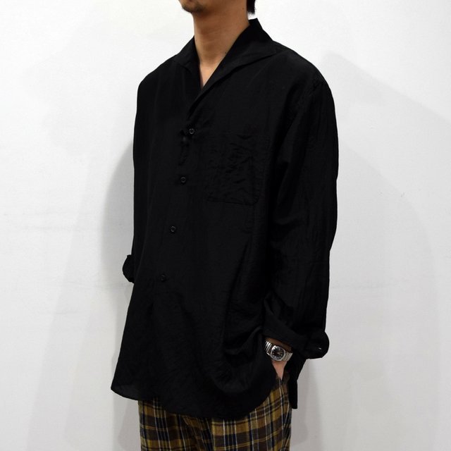 【2020 SS】KAPTAIN SUNSHINE (キャプテンサンシャイン)/ RIVIERA L/S SHIRT -BLACK- #KS20SSH03(2)