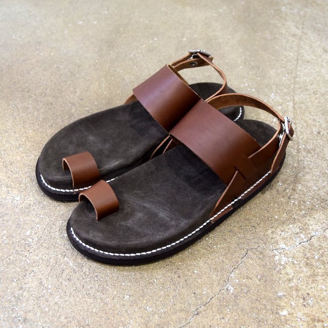 【2020】KAPTAIN SUNSHINE × PHIGVEL / GURKHA FOOTBED SANDALS -BROWN- #KS20SGD06(2)