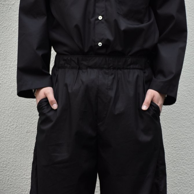 【2020 SS】 Cristaseya(クリスタセヤ)/LIGHT COTTON MOROCCAN PAJAMA PANTS -Black- #02DA-C(2)