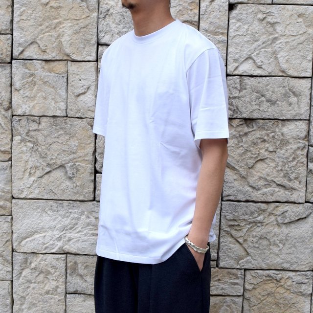 【2020 SS】AURALEE(オーラリー)/ LUSTER PLAITING TEE -WHITE- #A20ST02GT(2)