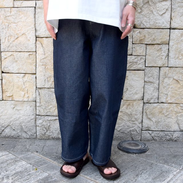 【2020】CAMIEL FORTGENS(カミエル フォートゲンス)/ AUBERGINE PANTS DENIM -DARK BLUE- #090507(2)