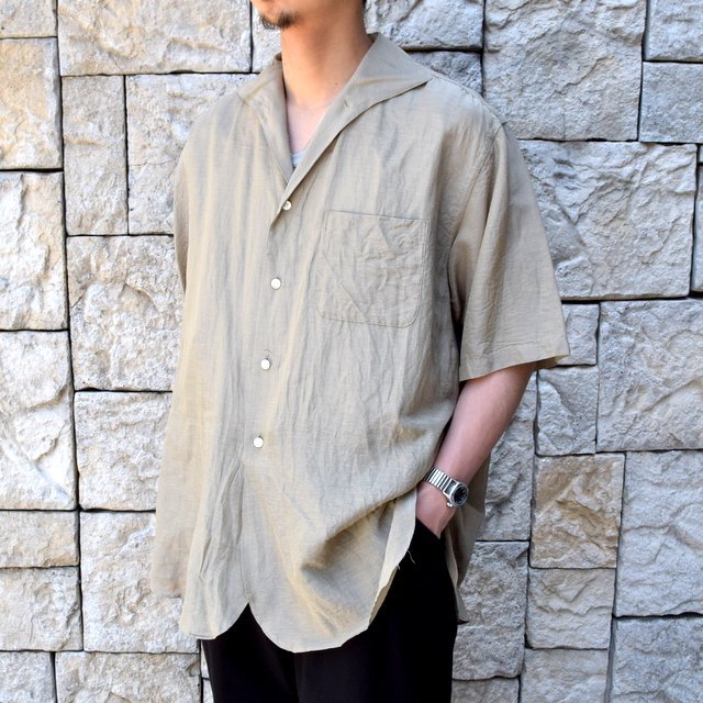 【30% off sale】【2020】KAPTAIN SUNSHINE (キャプテンサンシャイン)/ RIVIERA S/S SHIRT -KHAKI- #KS20SSH04(2)