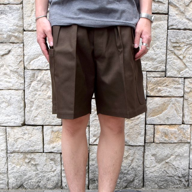 【2020 SS】NEAT(ニート)/ HOPSACK CARGO SHORTS -KHAKI- #20-01HSC(2)