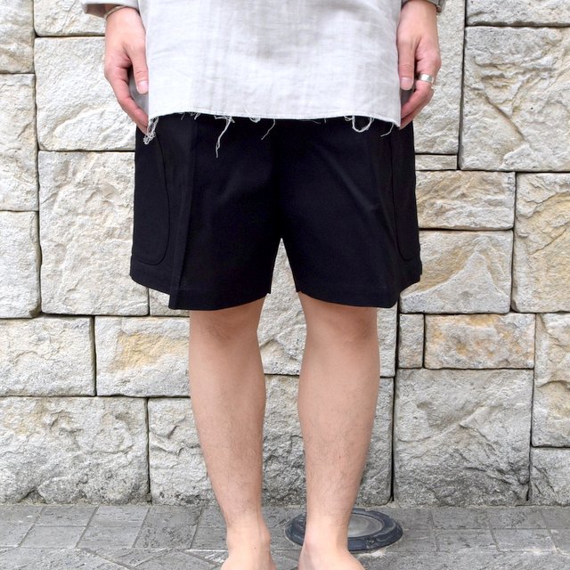 【2020 SS】NEAT(ニート)/ HOPSACK CARGO SHORTS -BLACK- #20-01HSC(2)