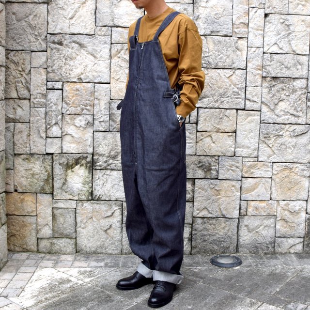blurhms(ブラームス) /U.S COTTON DENIM OVERALLS -INDIGONAVY- #BHS20F005(2)