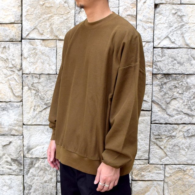 blurhms ROOTSTOCK(ブラームス) / Rough & Smooth Thermal -KHAKI BROWN-(2)