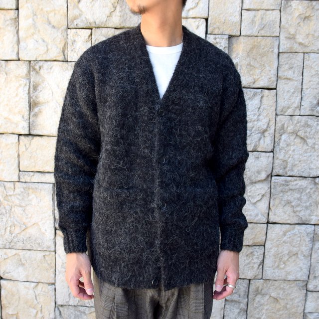 AURALEE(オーラリー)/ ALPACA WOOL SUPER LIGHT KNIT BIG CARDIGAN -TOP CHARCOAL- #A20AC01AW(2)