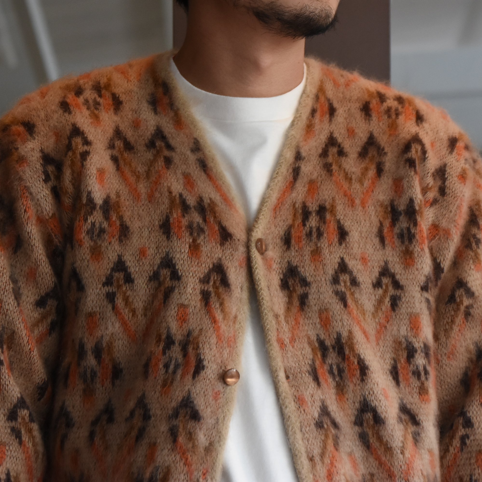 【2020】NEEDLES(ニードルス) Mohair Cardigan -Triangle- #HM270(2)