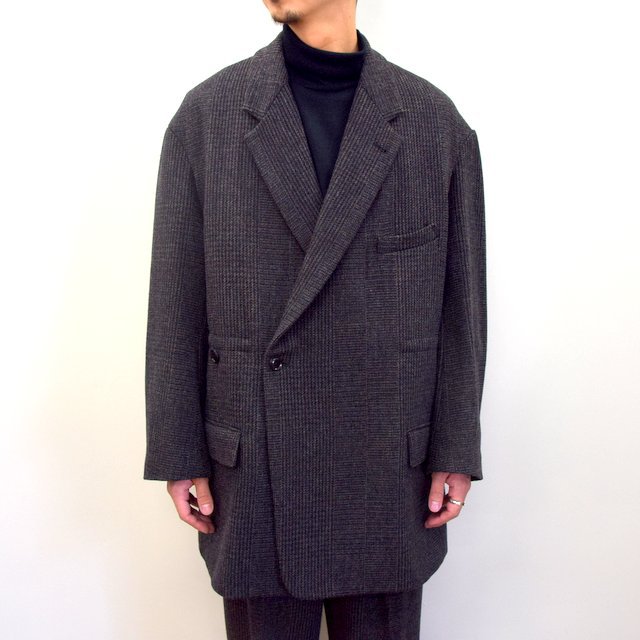 【2020】YOKE(ヨーク)/ SHETLAND WOOL 11XL JACKET COAT -GLENCHECK- #YK20AW0131J(2)