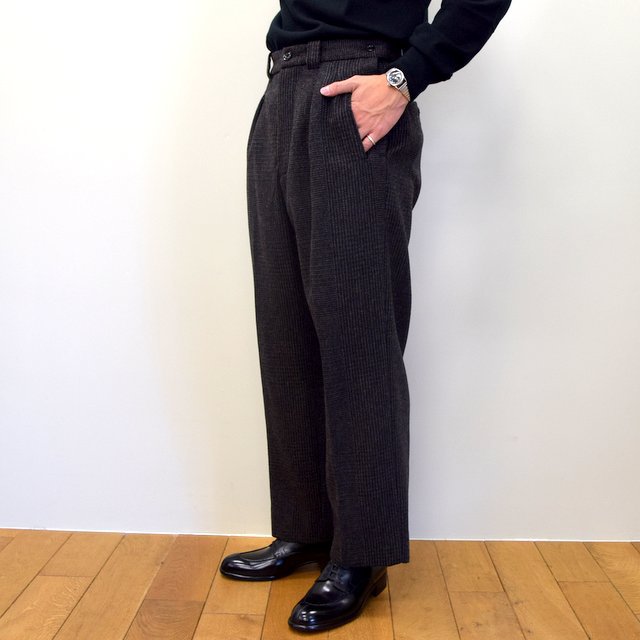 YOKE(ヨーク)/ SHETLAND WOOL FRENCH GURKHA TROUSERS -GLENCHECK- #YK20AW0132P(2)