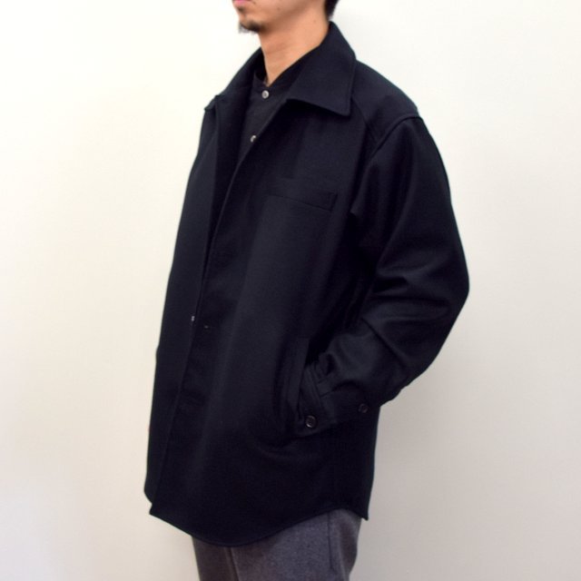 山内 (やまうち)/ Dead Stock Silk Shirt Jacket -BLACK- #20a32-A(2)