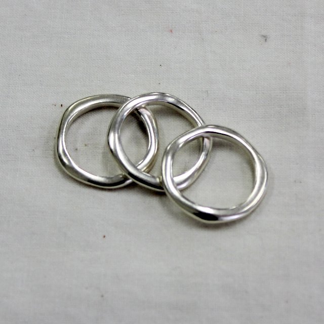 JILL PLATNER(ƒWƒ‹ ƒvƒ‰ƒbƒgƒi[)/ WAVY STACK -BLACK- #R-0101(2)