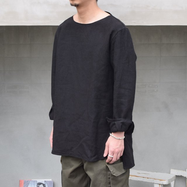 SUS-SOUS (シュス)/ SLEEPING SHIRTS -BLACK- #05-SS01410(2)