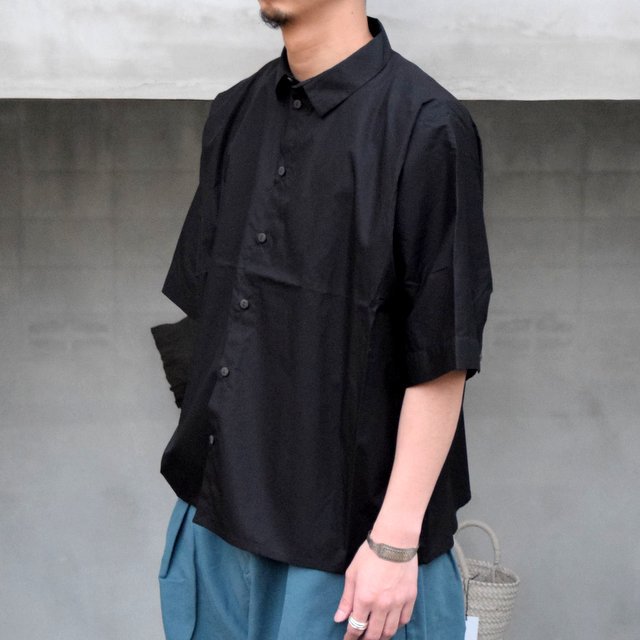 toogood(トゥーグッド)/ THE GARDENER SHIRT SHORT POPLIN -FLINT-(2)