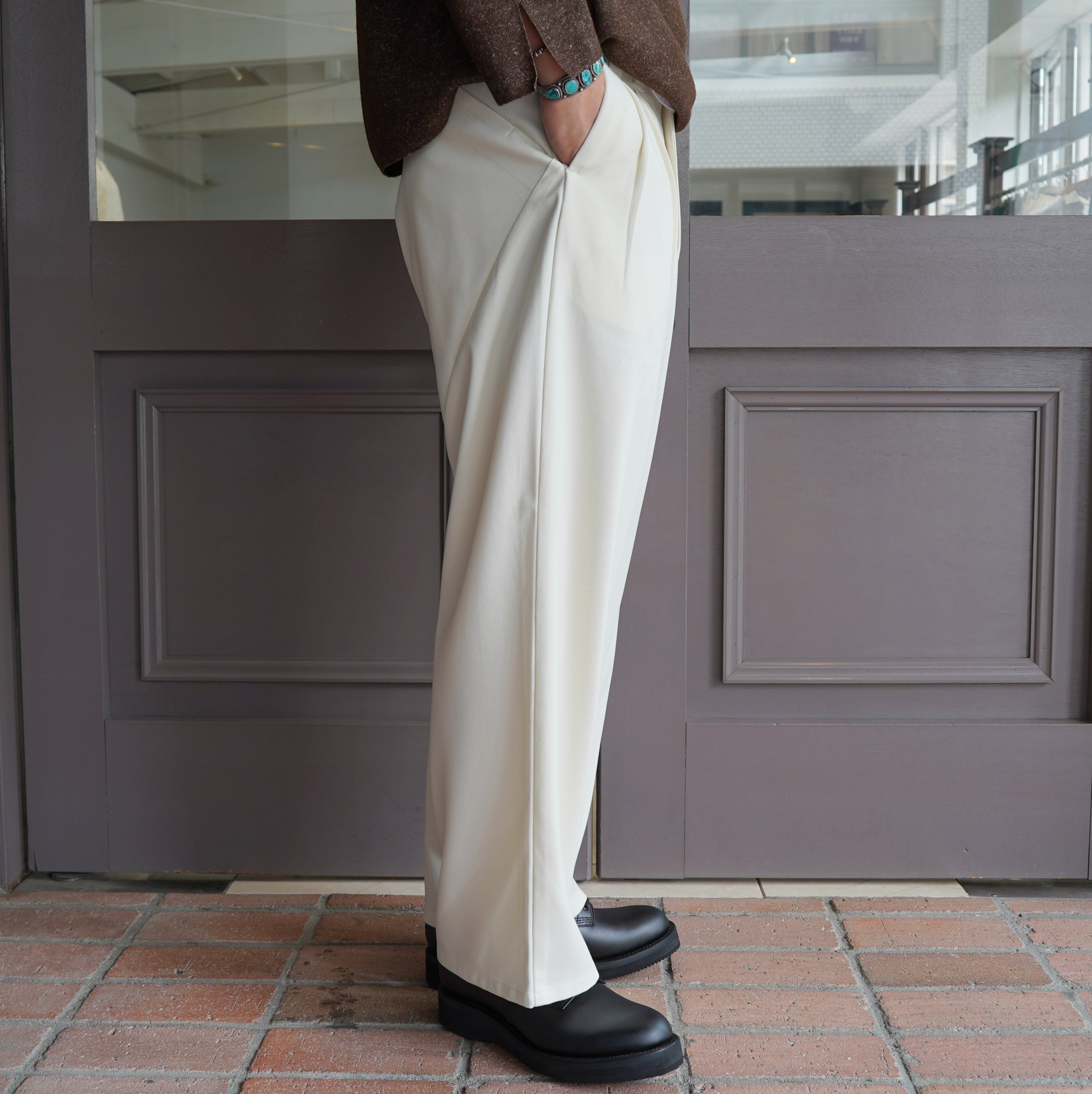 amachi.(アマチ) Elevation Pants -Off White- #AY9-23(2)