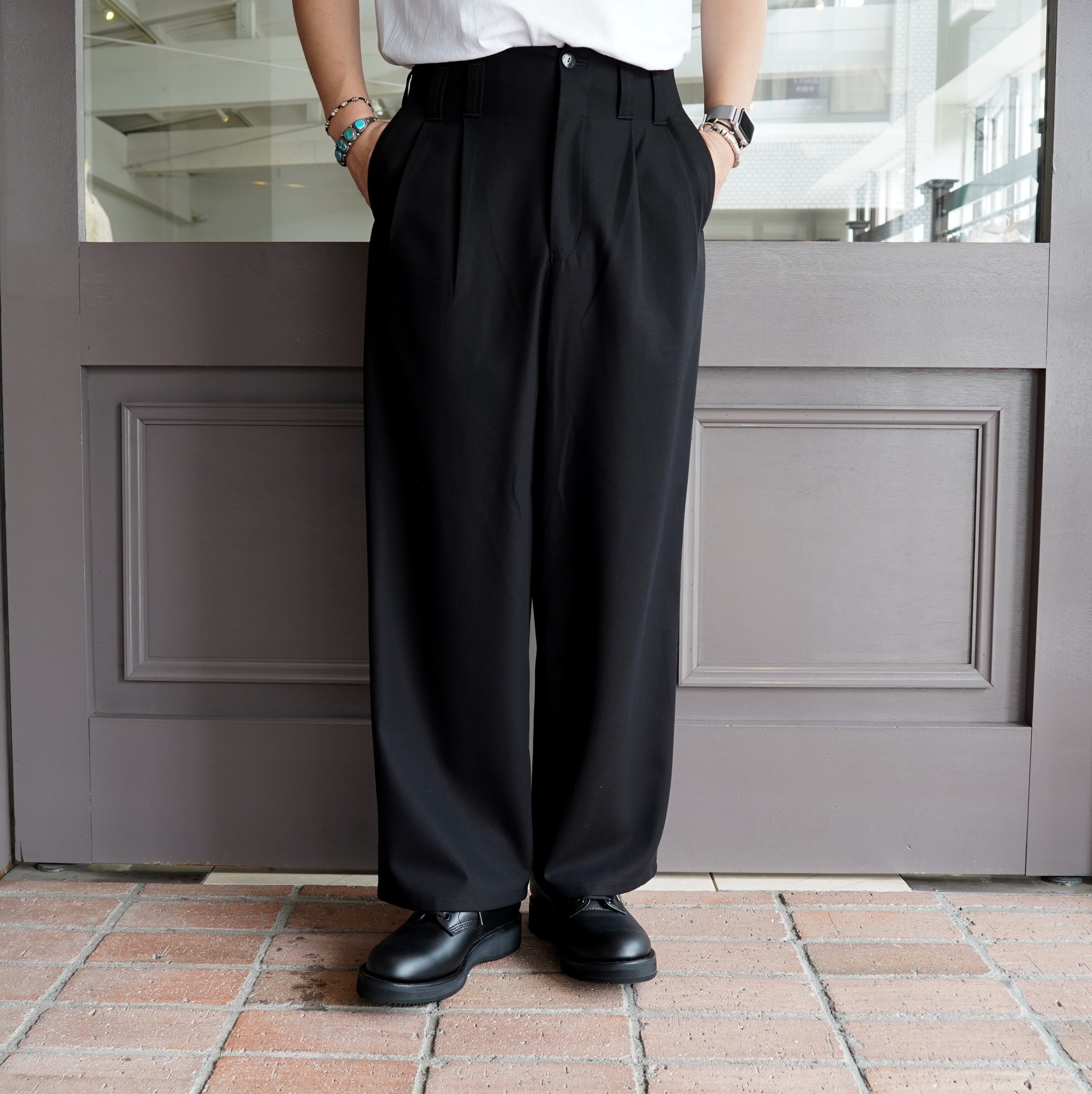 amachi.(アマチ) Elevation Pants -Black- #AY9-23(2)