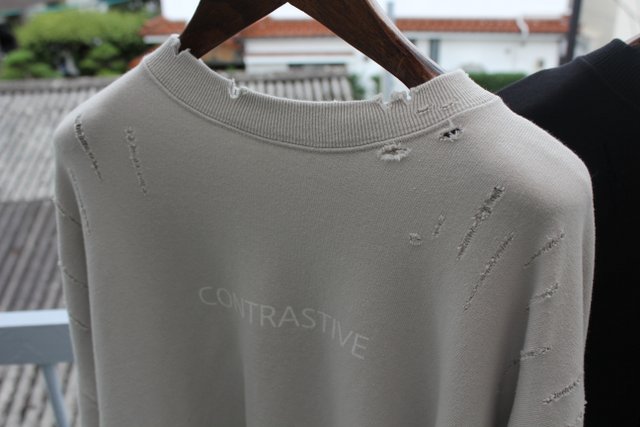 stein(シュタイン)/ OVERSIZED REBUILD SWEAT LS -BLACK- #ST306(2)
