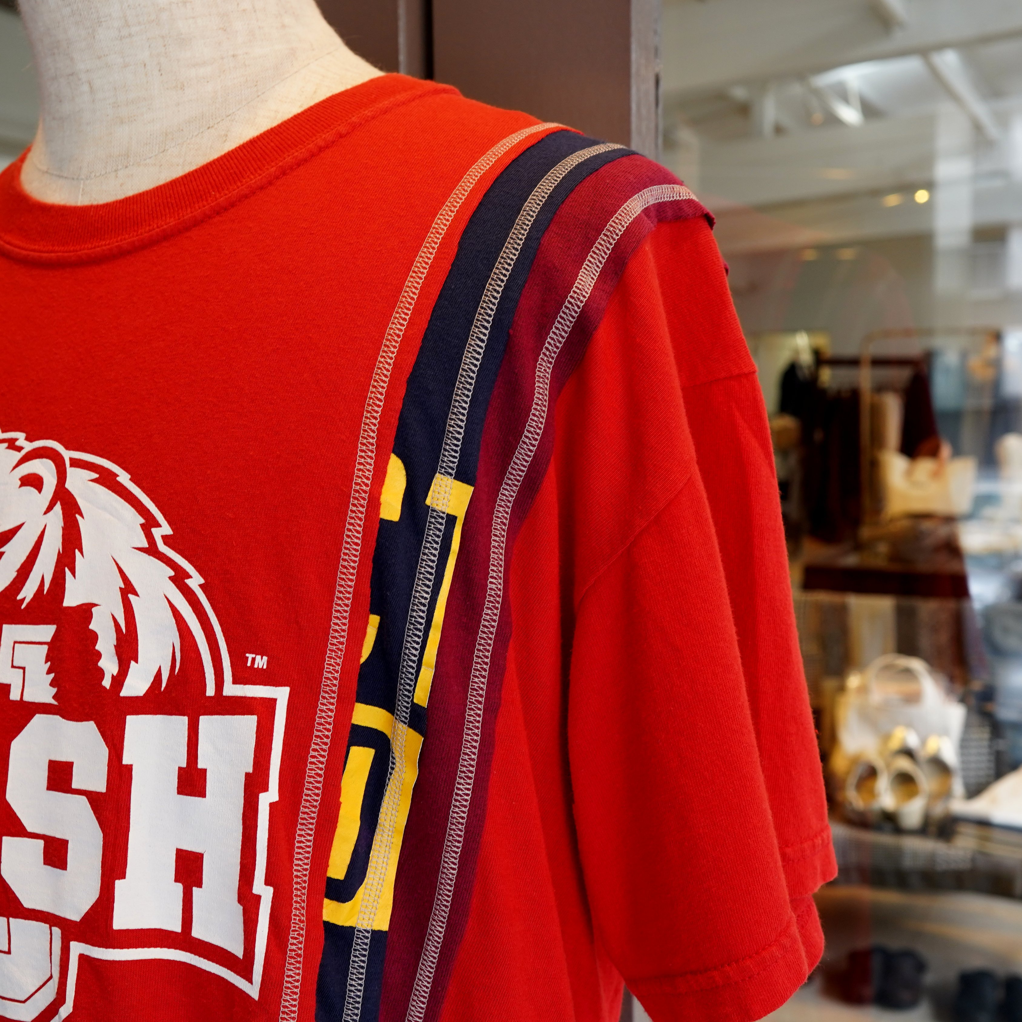 Rebuild by Needles(リビルドバイニードルス)/ 7 Cuts S/S tee college -ASSORT- #JO295(2)