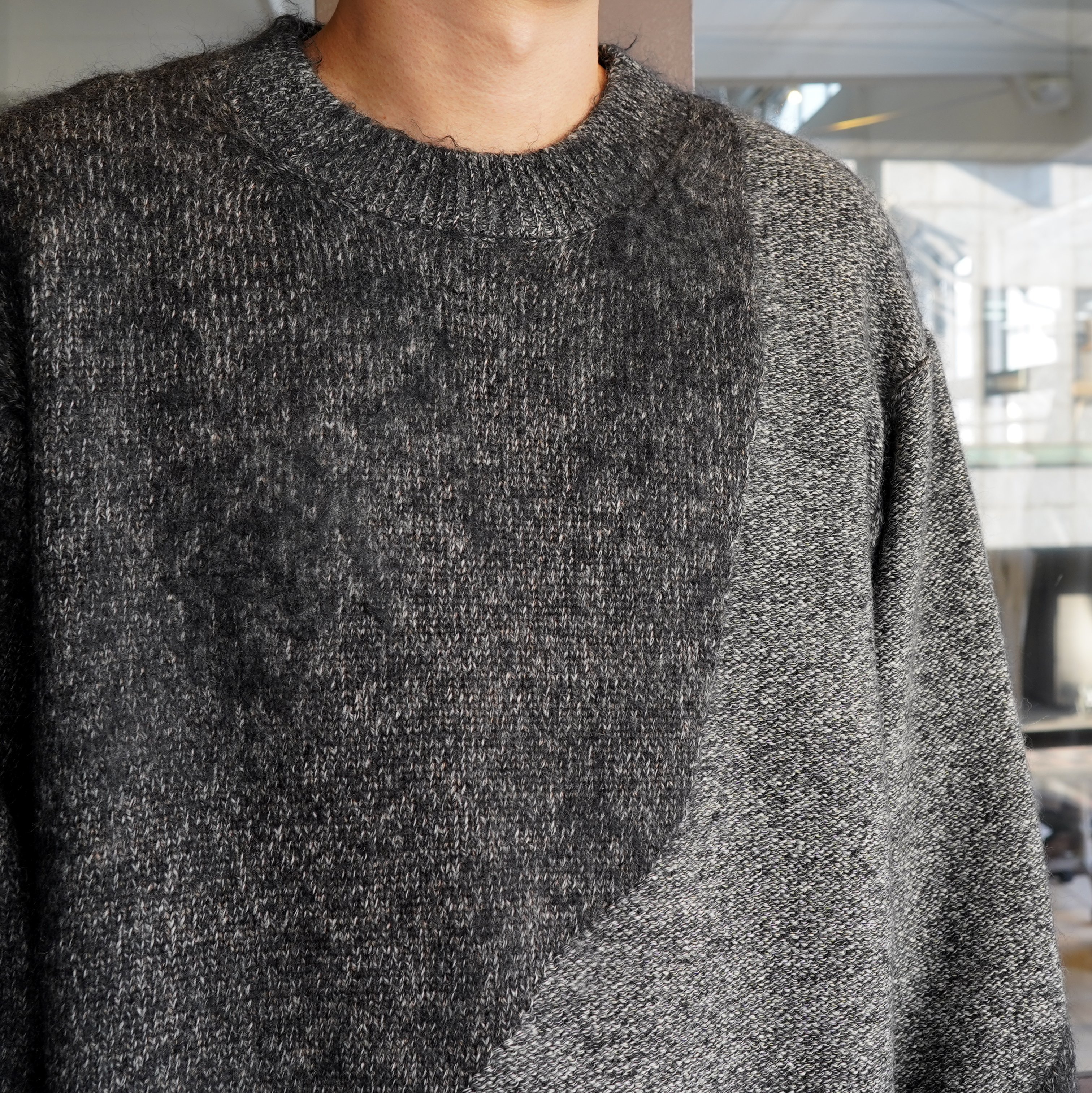 amachi.(アマチ)/Gardeners knit-Gray- #AY9-29(2)