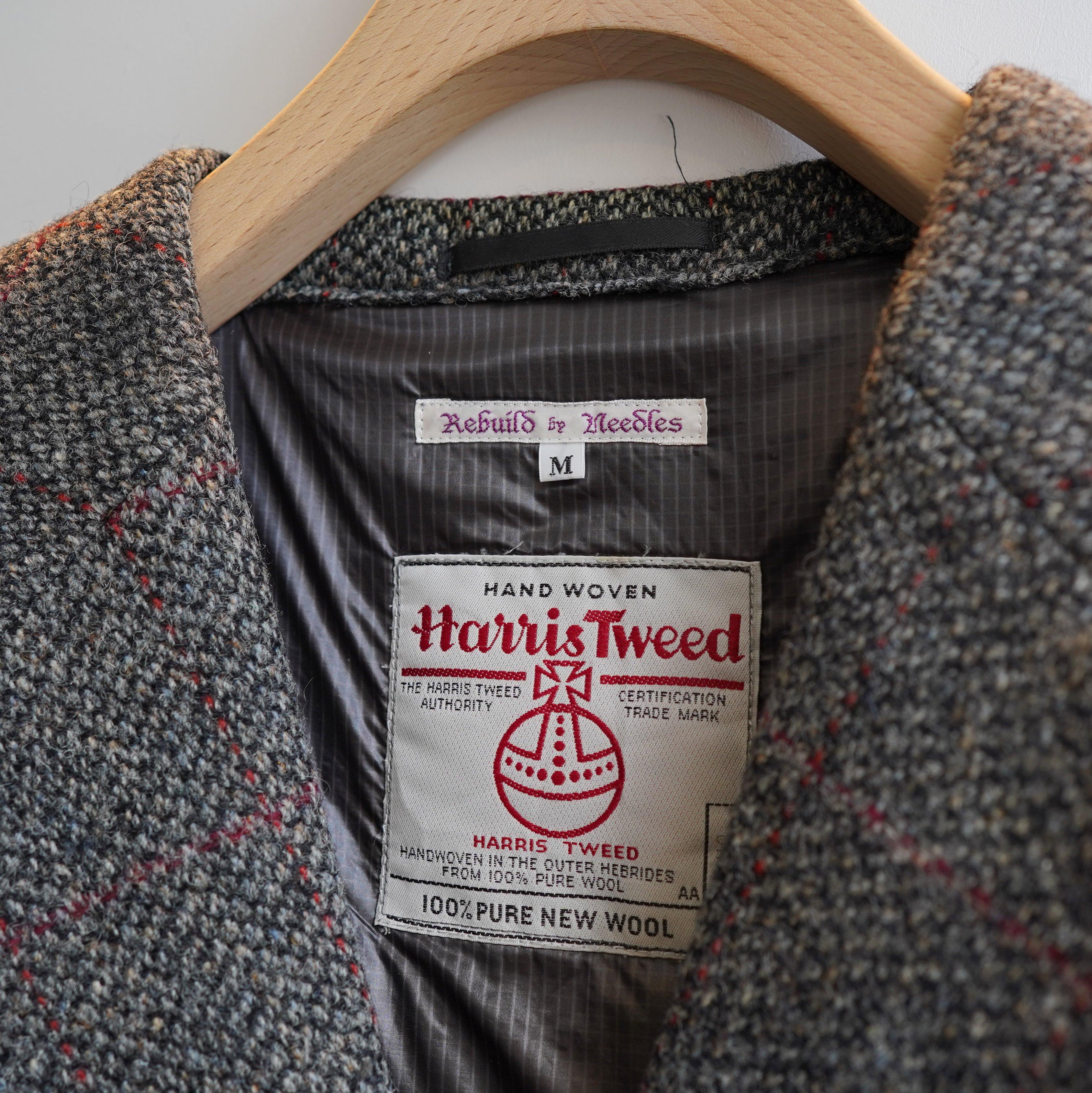 Rebuild by Needles(リビルドバイニードルス)/TWEED JACKET COVERED JACKET -ASSORT- #JO297(2)