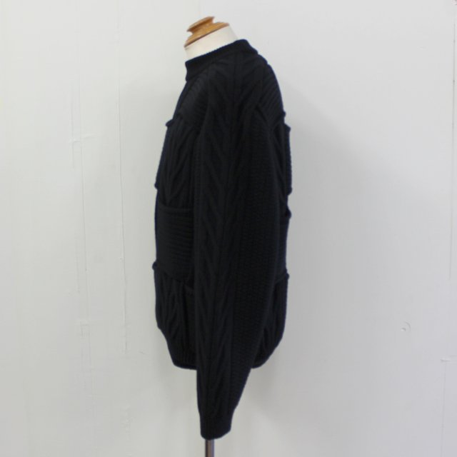 YOKE(ヨーク)/CROSSING CABLE CREW NECK KNIT #YK21AW0288S(2)