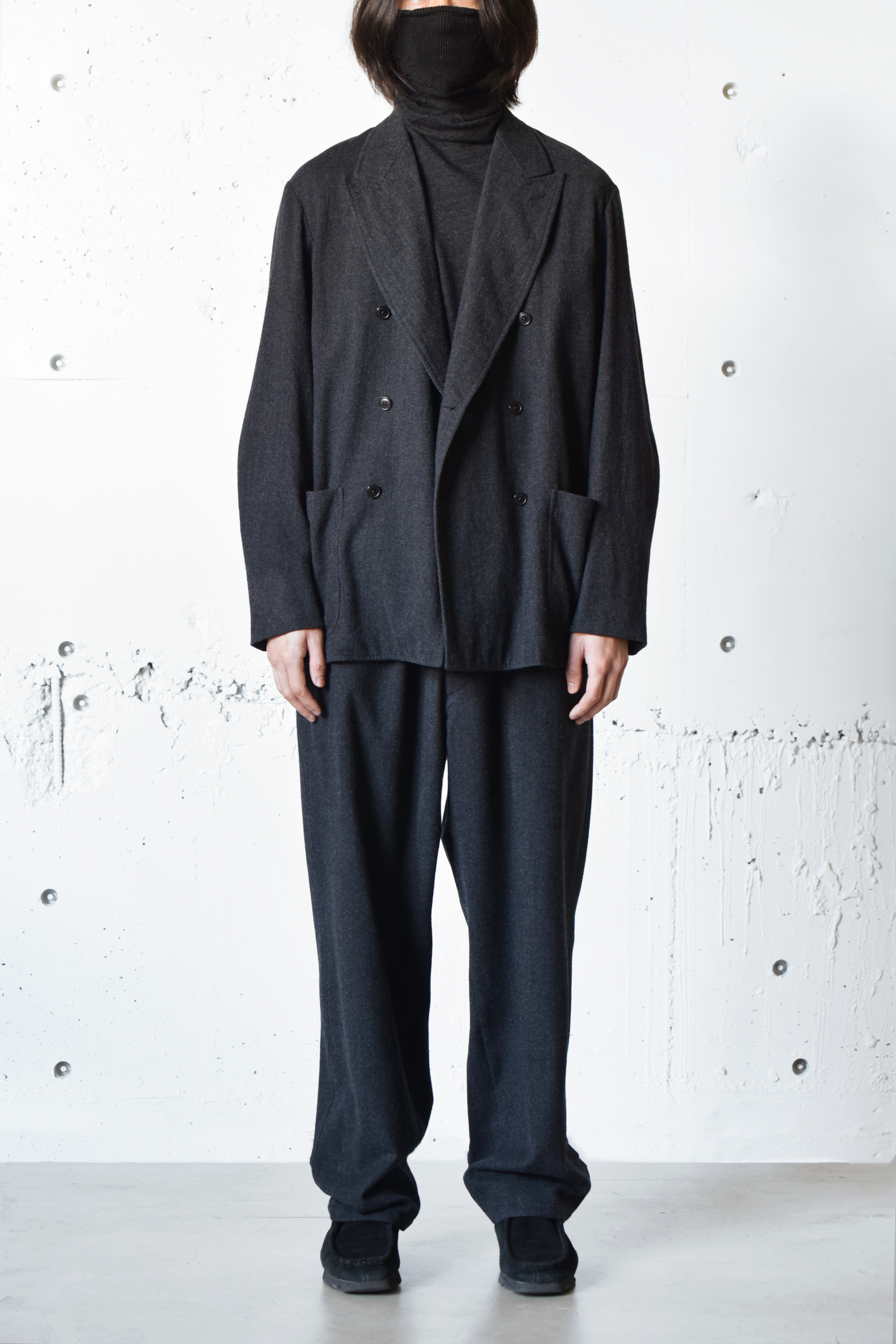 COMOLI (コモリ)/ 強縮ウールダブルジャケット -PIN HEAD- #U03-01005 (2)