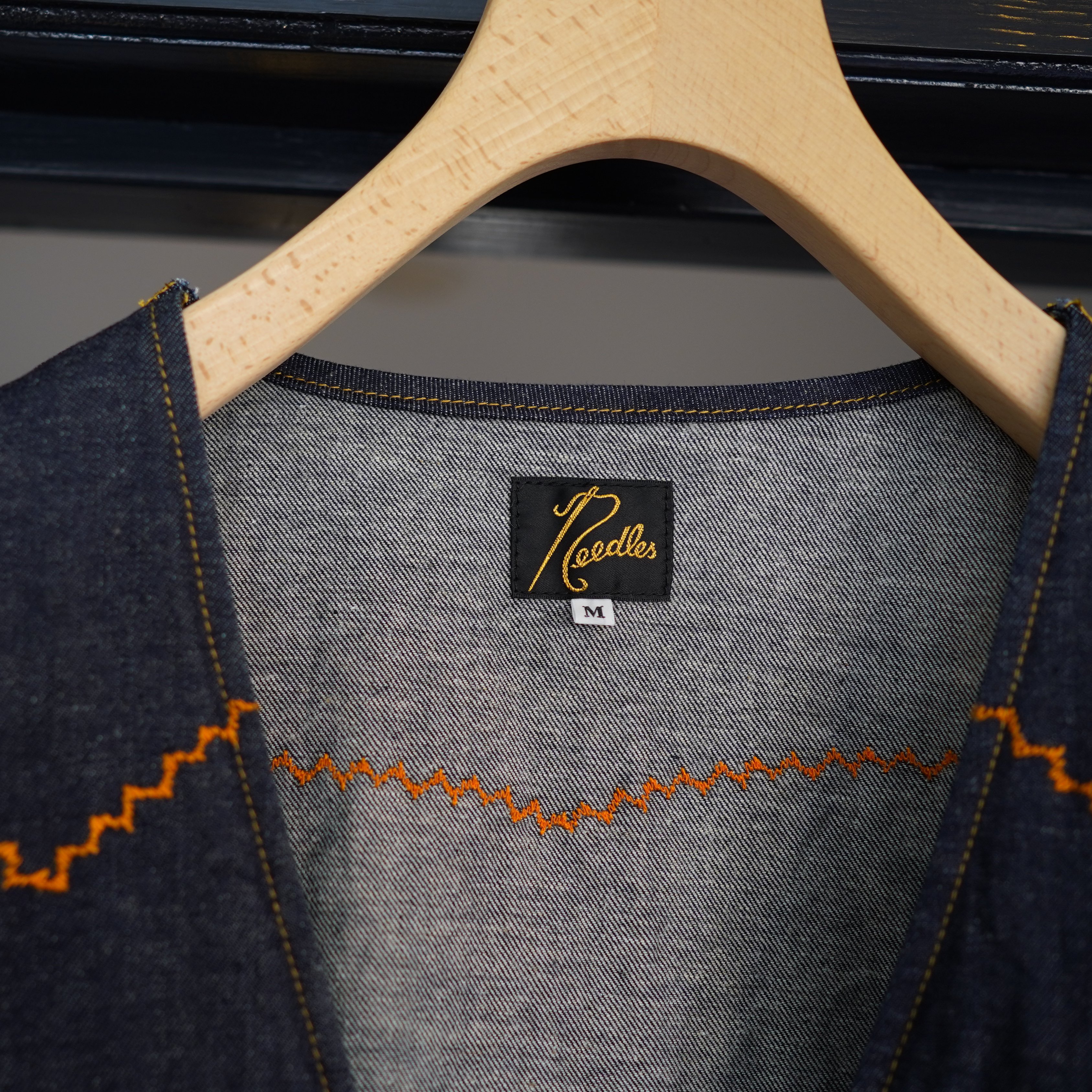 NEEDLES(ニードルス)/P&M EMB. VEST - 10.5OZ C/L/PU DENIM KP159(2)