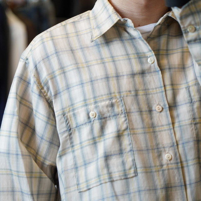 【25SS】MAATEE&SONS(マーティーアンドサンズ)/ WORK SHIRTS -FADE IVORY- #MT5103-0610A(2)