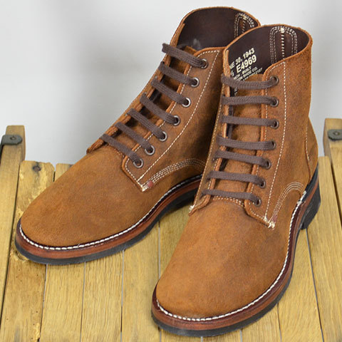 BENCH BUILT(x`rh) US ARMY TYPE3 Boot -BROWN SUEDE- (Width:E)(3)