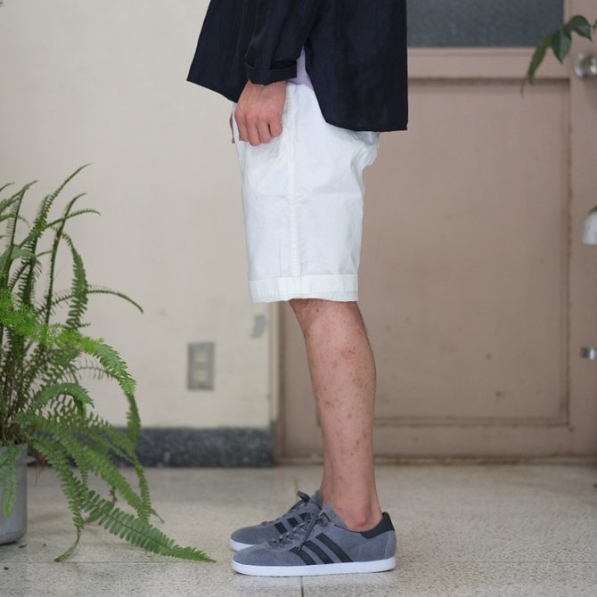 MASTER&Co.(}X^[AhR[) CHINO SHORTS with BELT -(80)WHITE-(3)