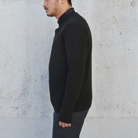 ANDERSEN-ANDERSEN(アンデルセン アンデルセン) SAILOR SWEATER CREW NECK(5Gauge) -Hunting Green- (3)