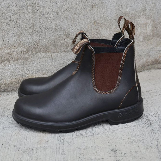 Blundstone(ブランドストーン) PU/TPU-ELASTIC SIDED-V CUT -Stout Brown-(3)
