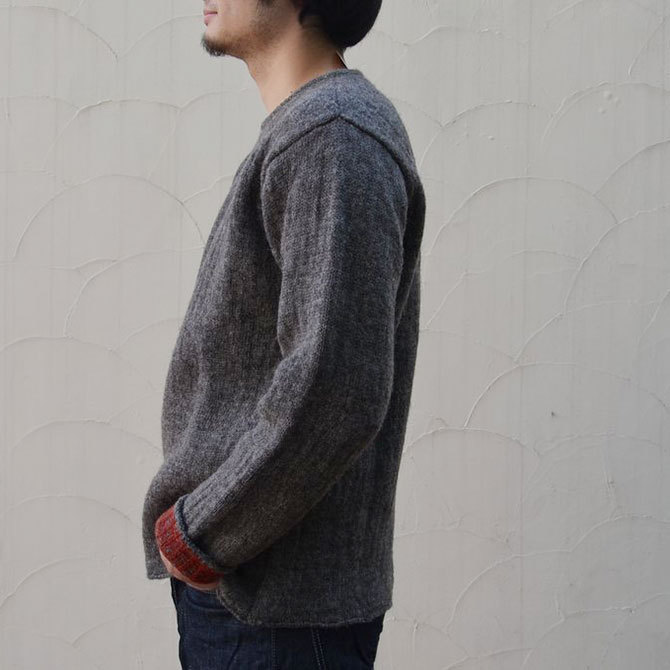 TENDER Co.(e_[) PULL OVER KNIT -BROWN- #760(3)
