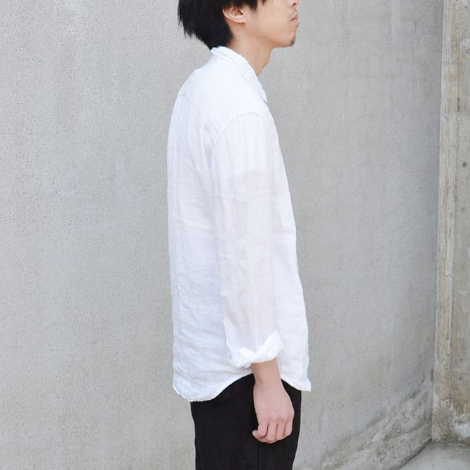 CASEY CASEY(ケーシーケーシー) CASHCOTLINENSHIRTS-WHITE-(3)
