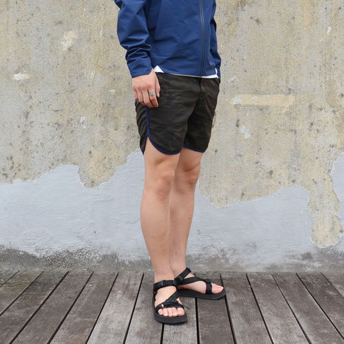 KENNETH FIELD (ケネスフィールド) TRACK & FIELDSHORTS -DARK CAMO-(3)