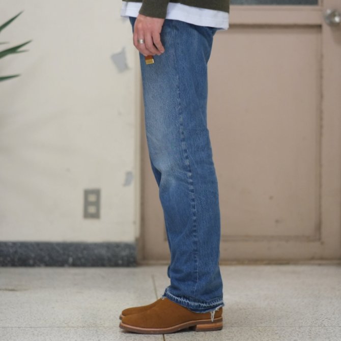 7 ×7 / seven by seven ( セブン バイ セブン ) REWORK DENIM TROUSERS - INDIGO - size 2(M)(3)