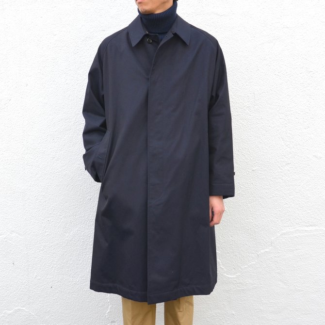 ANATOMICA(アナトミカ)/ SINGLE RAGLAN COAT GABARDINE -(500)NAVY- #530-511-06(3)