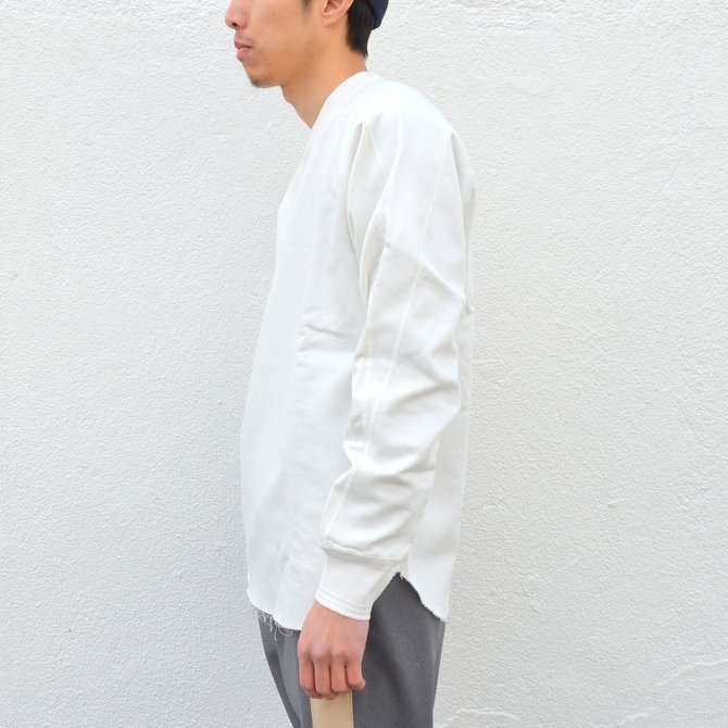 【40% off sale】LOWLOOM(ロールーム)/ カットオフ L/S カットソー -WHITE- #1580-lw-5102-31(3)