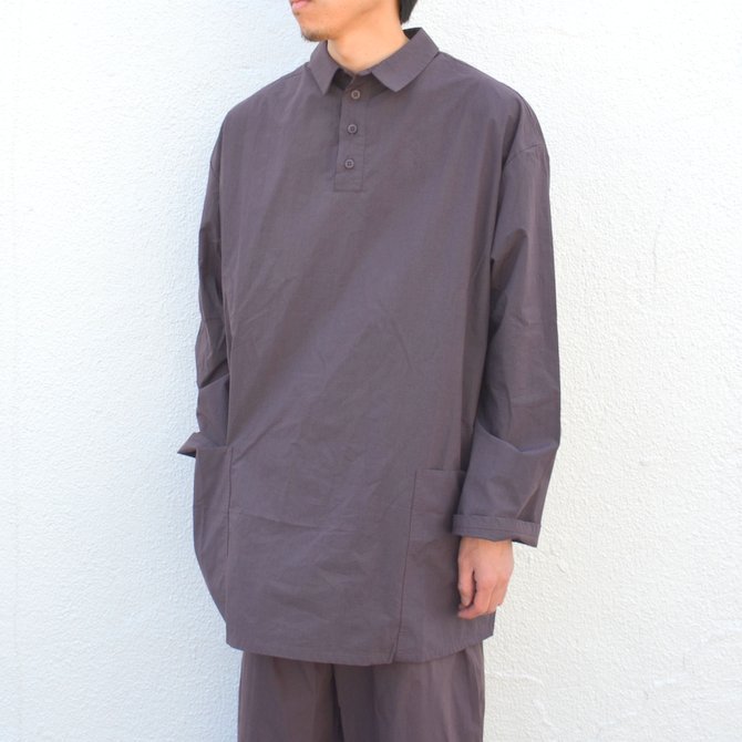 toogood(gD[Obh) / THE APPLEPICER TOP COTTON PERCALE SHIRT -SLATE-(3)