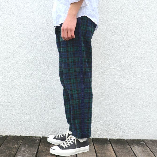 KENNETH FIELD (ケネスフィールド) CEREMONY TROUSER PLAIDS -BLACKWATCH- #17SS-46(3)