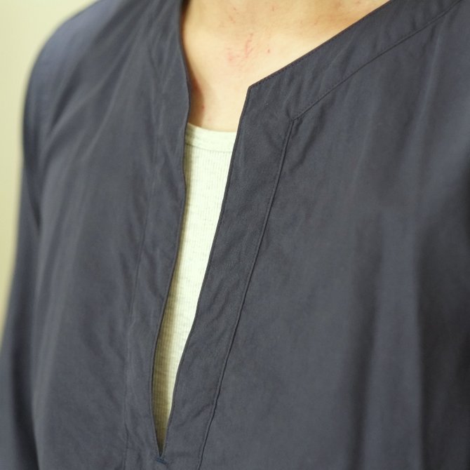 【2017 SS】TAKAHIRO MIYASHITA The SoloIst.(タカヒロミヤシタ ザ ソロイスト) tunic shirt -NAVY- #sws0008SS17(3)