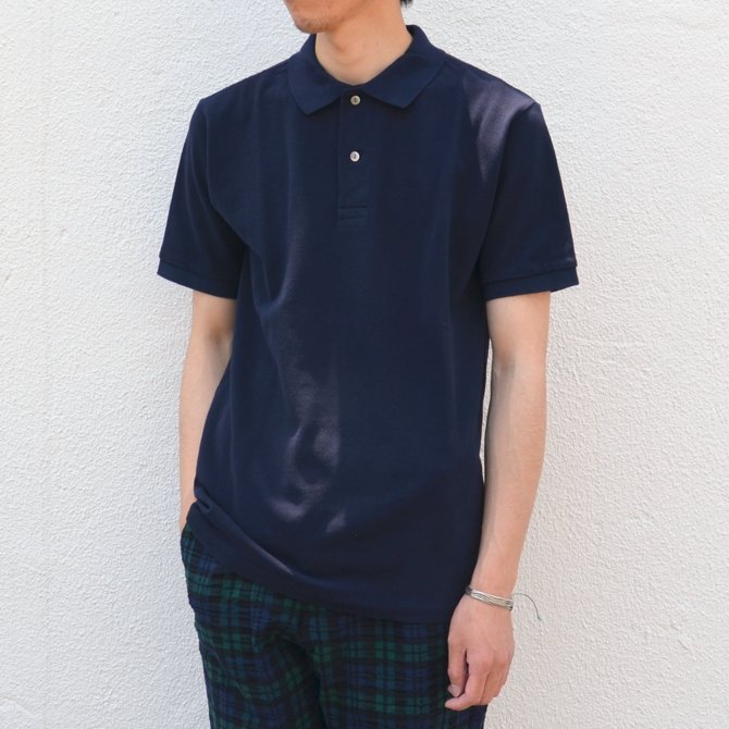KENNETH FIELD (ケネスフィールド) POLO Cote d’ Azur(コートダジュール) -NAVY- #17SS-33(3)