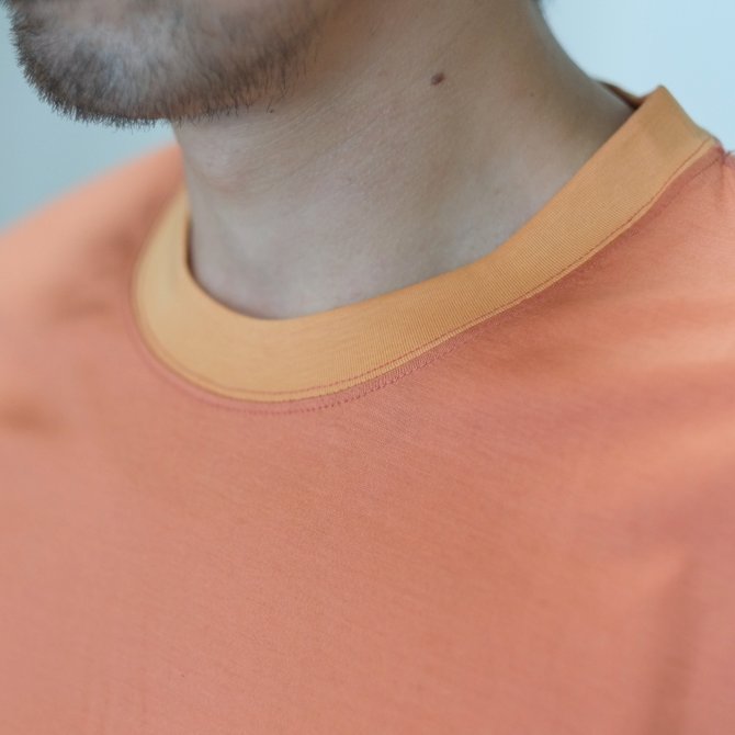 【30% OFF SALE】【2017 SS】7 × 7 / seven by seven ( セブン バイ セブン ) T-SHIRT L/S -ORANGE - #SS2017-7x7TSL(3)