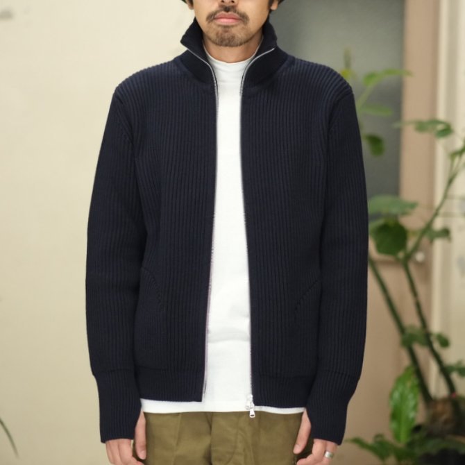 ANDERSEN-ANDERSEN(アンデルセン アンデルセン) THE NAVY - 1/1 ZIP with Pocket -NAVY BLUE- #AA1821003(3)