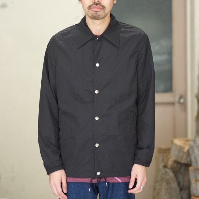 【30% off SALE】【2018 SS】7 × 7 / seven by seven ( セブン バイ セブン ) COACH JACKET -BLACK- #SBSS18CJK(3)