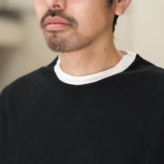 【30% off SALE】【2018 SS】7 × 7 / seven by seven ( セブン バイ セブン ) CRAZY PATTERN T-SHIRT -BLACK- #SBSS18CPTS(3)