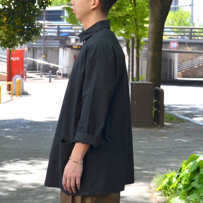 toogood(トゥーグッド) / THE APPLEPICER TOP COTTON PERCALE SHIRT -COAL- #THEAPPEPICKER2(3)